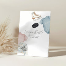 Baby shower hockey, tombola de couches de hockey s