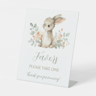 Signe De Table Baby Shower Party Favor Sign Some Bunny on the Way