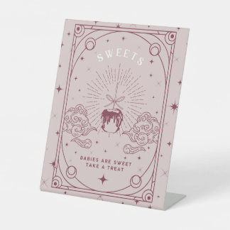 Signe De Table Baby shower rose doux