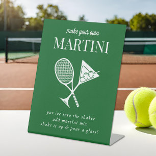 Signe De Table Bachelorette de tennis Martini Bar