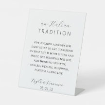 Balise de la tradition Mariage d'amande italienne 
