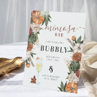 Bar à Mimosa pour une Baby Shower Bohème d'Automne