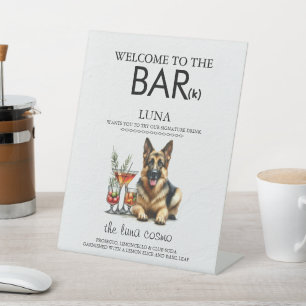 Signe De Table Bar berger allemand