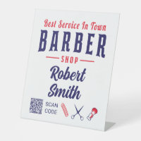 Barber Hair Styliste QR Code Barbershop