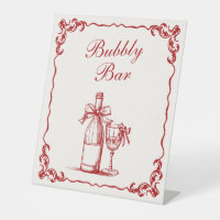 Barre Bubbly Rouge Flèche Cupid's Vintage Wedding