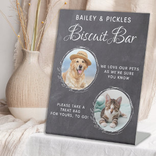Signe De Table Barre de biscuits personnalisés pour chiens pour m