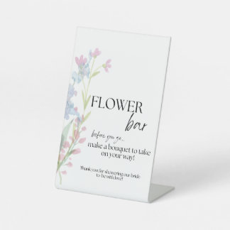 Signe De Table Barre de fleurs de Fête des mariées