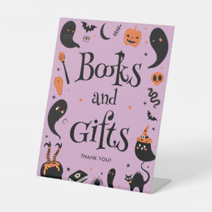 Signe De Table Bébé brasser Halloween Baby showers Livres et cade