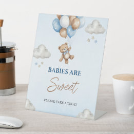 Signe De Table Bébés ours polaires adorables sont une douce table