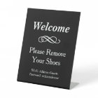 Bienvenue en noir Enlever les chaussures WiFi