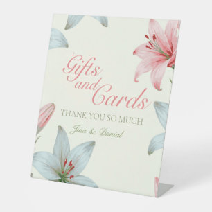 Signe De Table Bloom Azure
