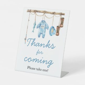 Signe De Table Blue Little Fisherman Thanks for coming