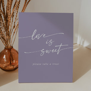 Signe De Table Boho Chic Lavender Purple Love Est Mariage Sucré