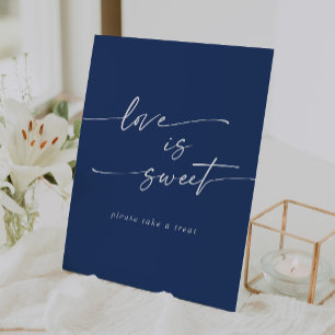 Signe De Table Boho Chic Royal Blue Love Is Sweet Mariage