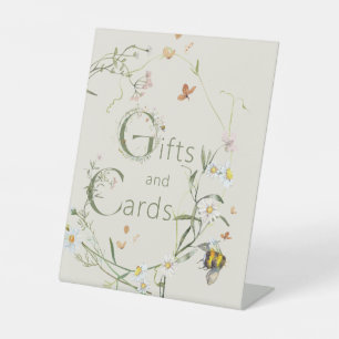 Signe De Table Boho Fleur sauvage Bee Fête des mariées Cadeaux et