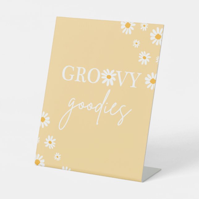 Signe De Table Boho Floral Daisy Super Anniversaire Super Goodies (Recto)