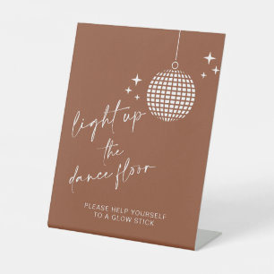 Signe De Table Boho Light Up the Dance Floor   Stick Llow Stick