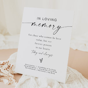 Signe De Table Boho Minimaliste Moderne Dans Mariage Mémoire Amou