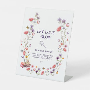 Signe De Table Boho Wildflower Faites Briller l'Amour Réception d