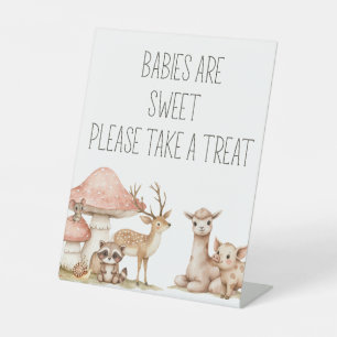 Signe De Table Boho Woodland Animaux Baby shower Favoriser