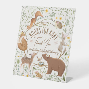 Signe De Table Boho Woodland Animaux Forest Friends Baby shower