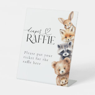 Signe De Table Bois Animaux Baby showers modernes Brouille