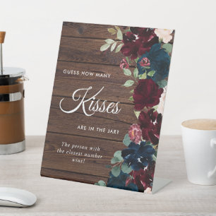 Signe De Table Bois bleu de la Bourgogne et de la Marine Combien 