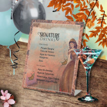 Boissons de signature de Quinceañera en cuivre mét