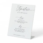 Boissons Signature Élégant Menu de Bar Moderne Mar