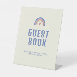 Signe De Table Bonjour Baby mignonne Boho Baby shower de livre d'