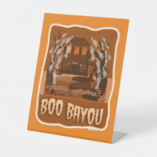 Signe De Table Boo Bayou Haunted Scary Halloween Dessin
