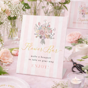 Signe De Table Bouquet floral Fraîcheur du Marché