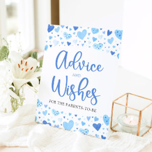 Signe De Table Boy Blue Valentine Baby shower Conseils et souhait