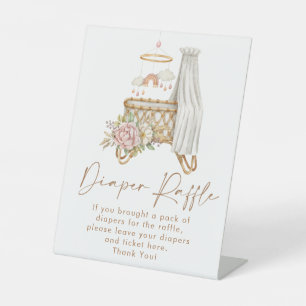 Signe De Table Broche de Baby shower de la pouponnière Boho