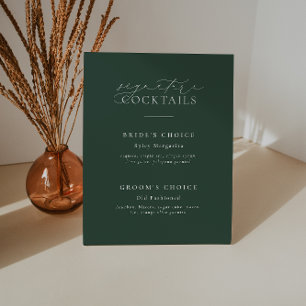 Signe De Table BRUNSWICK Mariage Signature Boissons