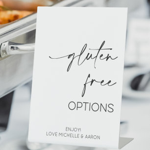 Signe De Table Buffet Mariage sans gluten