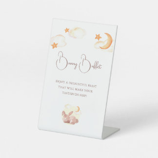 Signe De Table Bunny Dreams Baby shower neutre