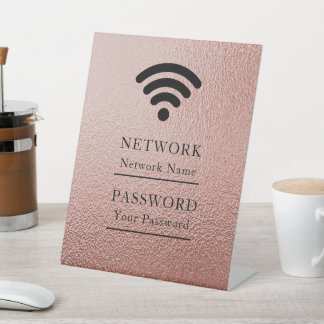 Signe De Table Business Wifi Morden Network