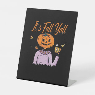 Signe De Table C’est drôle pour l’automne Y’all