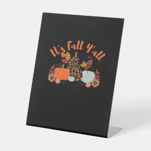 Signe De Table C’est l’automne Y’all Hello Fall Happy Automne Tha