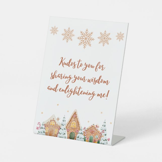 Signe De Table Cadeau saisonnier, Cadeaux éducateurs (Recto)