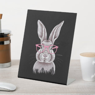 Signe De Table Cadeaux de famille mignons Funny Bunny Pâques