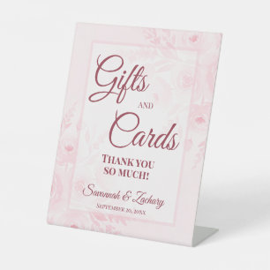 Signe De Table Cadeaux de Mariage & Cartes Merci Fleurs de Pivoin