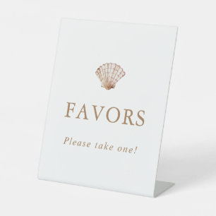 Signe De Table Cadeaux de plage coquillages