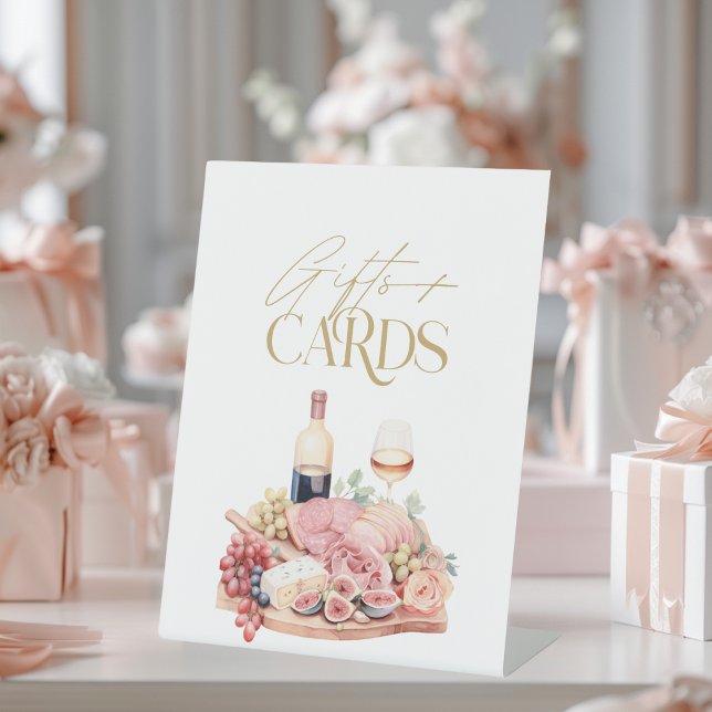 Signe De Table Cadeaux et Cartes de Fête de Fiançailles avec Plan (Créateur téléchargé)