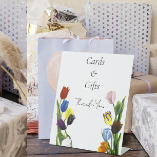 Signe De Table Cadeaux LGBT+ de tulipe minimaliste arc-en-ciel vi