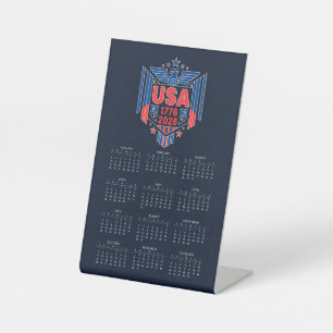 Signe De Table Calendrier 1776-2026 USA