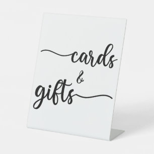 Signe De Table Calligraphie moderne Cartes de Mariage et Cadeaux 