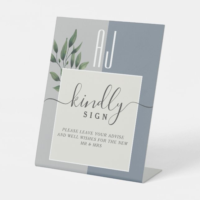 Signe De Table Calligraphie Moderne Mariage (Recto)