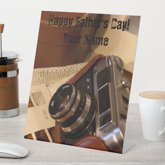 Signe De Table Caméra photo analogique rétro (In SItu)